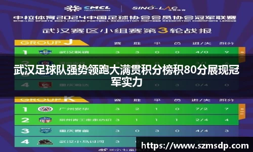 武汉足球队强势领跑大满贯积分榜积80分展现冠军实力